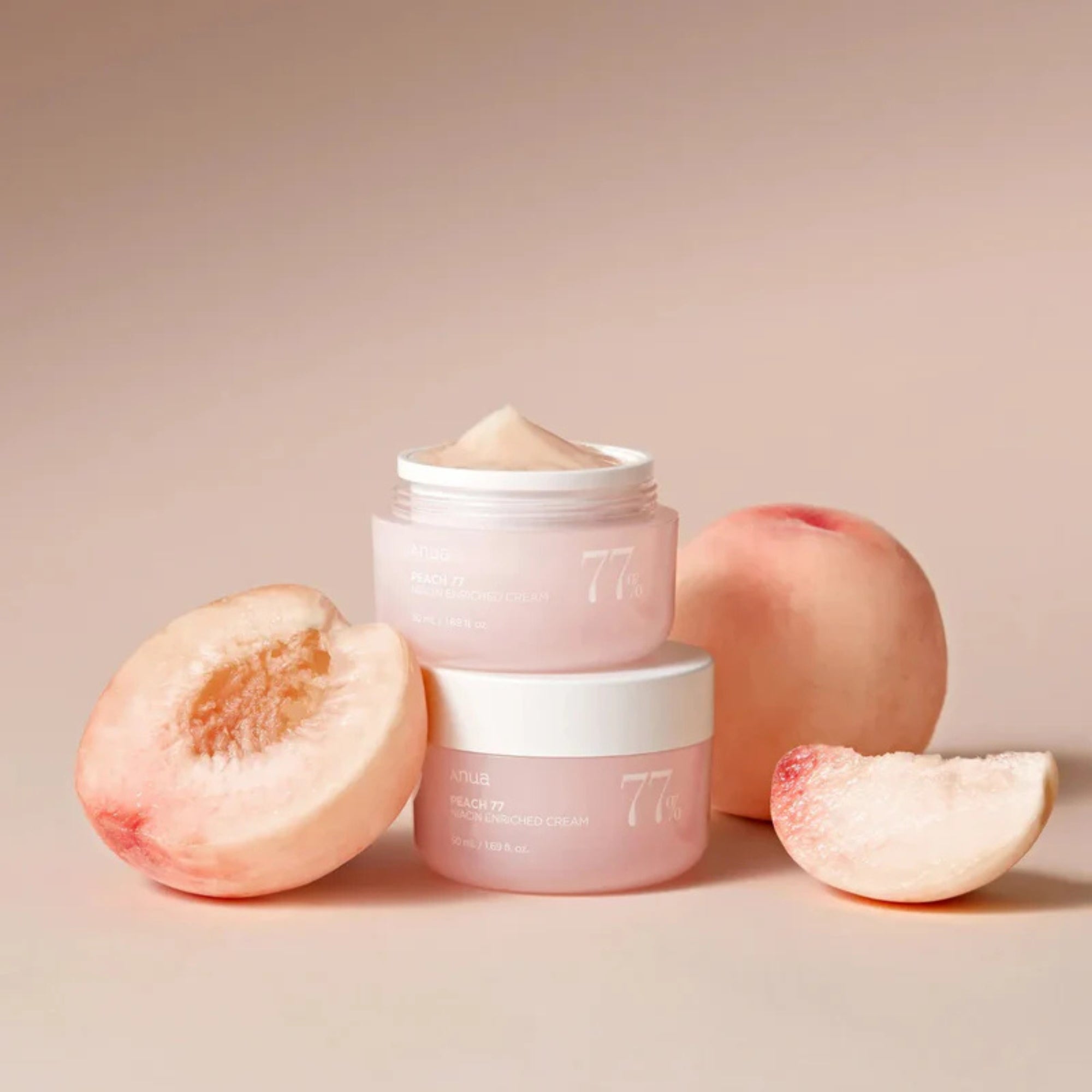 PEACH 77% NIACIN ENRICHED CREAM