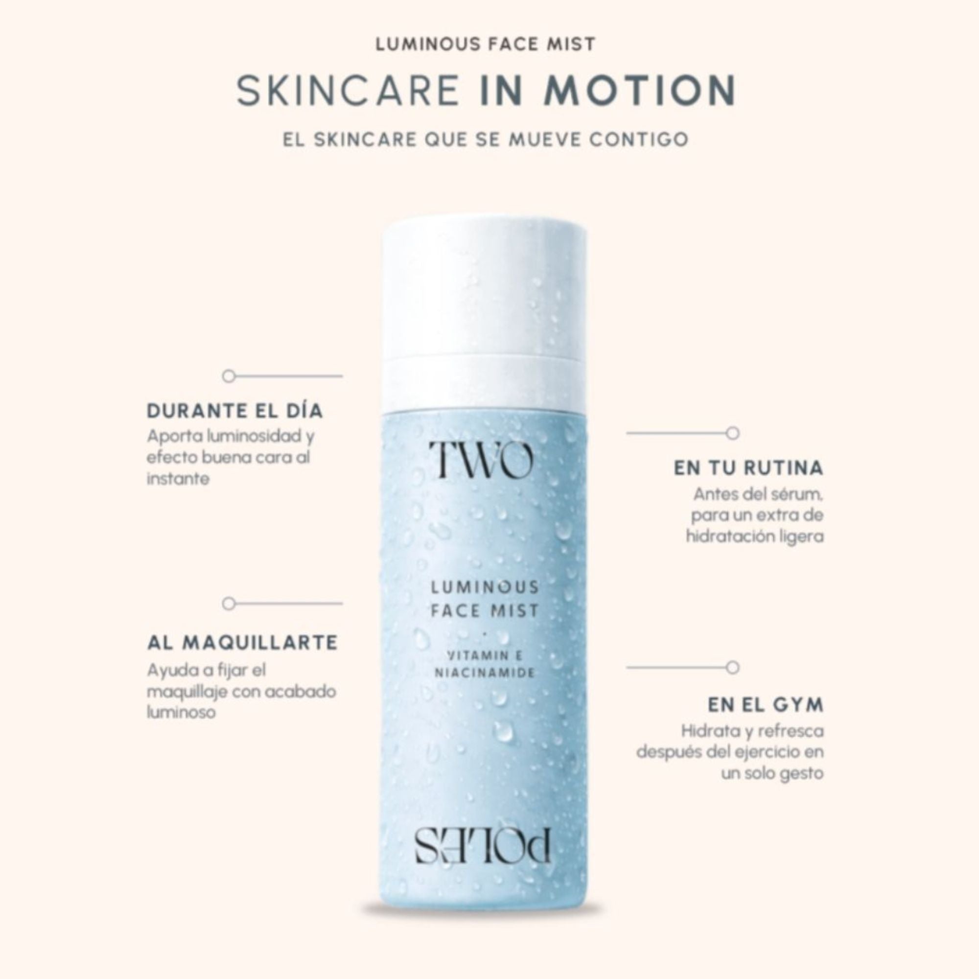 Luminous Face Mist, bruma facial ultraligera apta para todo tipo de pieles