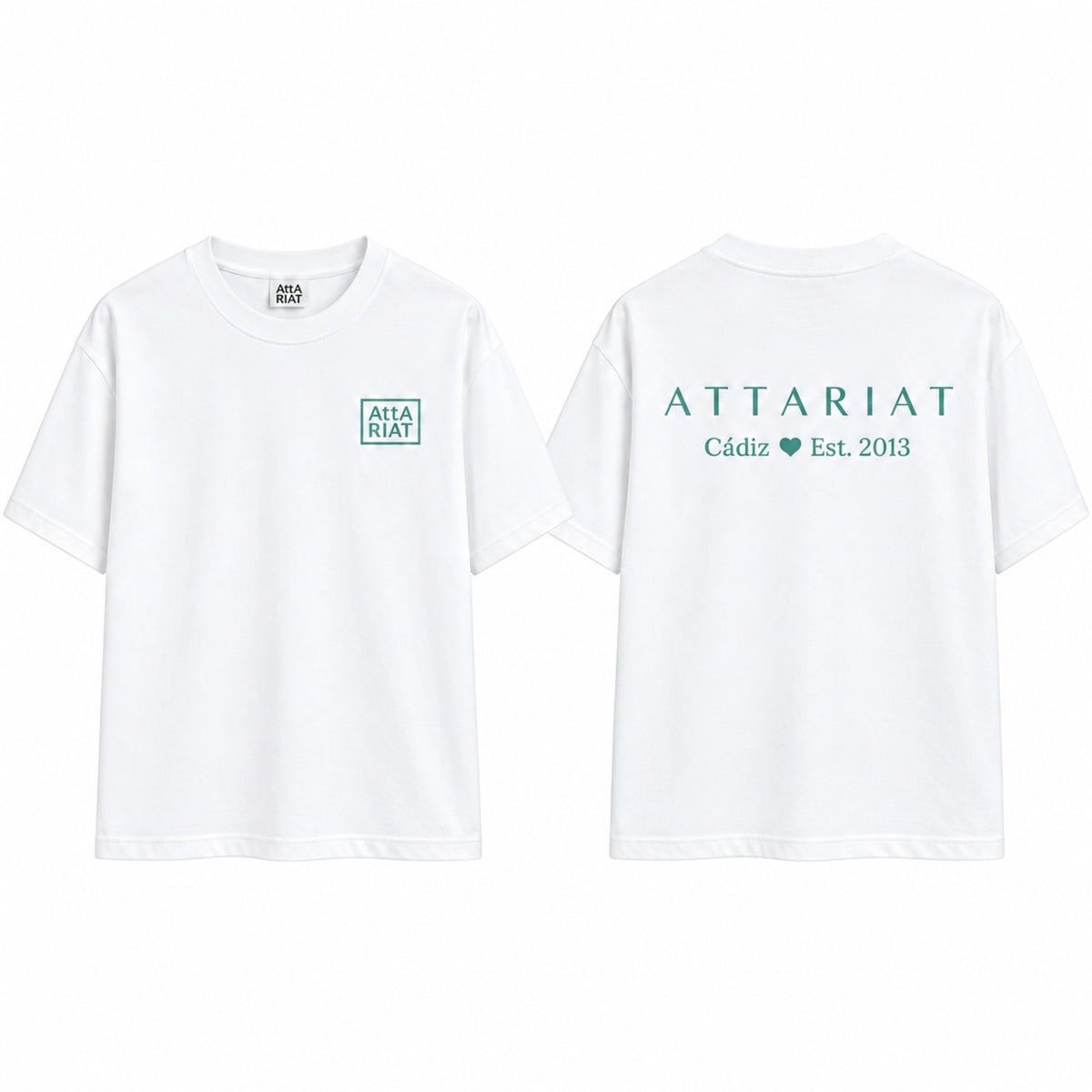 Camiseta verde mint ATTARIAT Logo T-Shirt de edición limitada