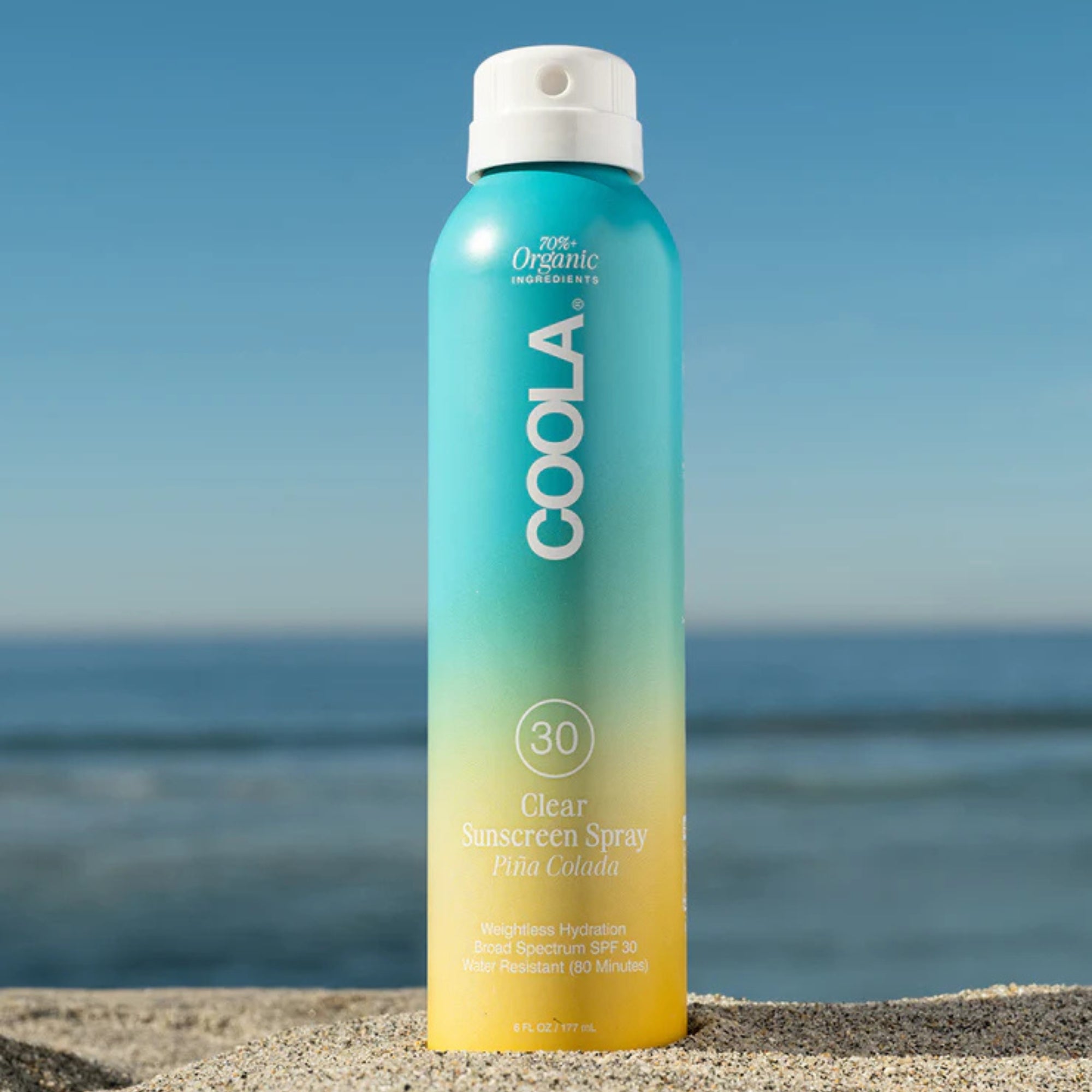 Protector solar orgánico Coola con ingredientes naturales