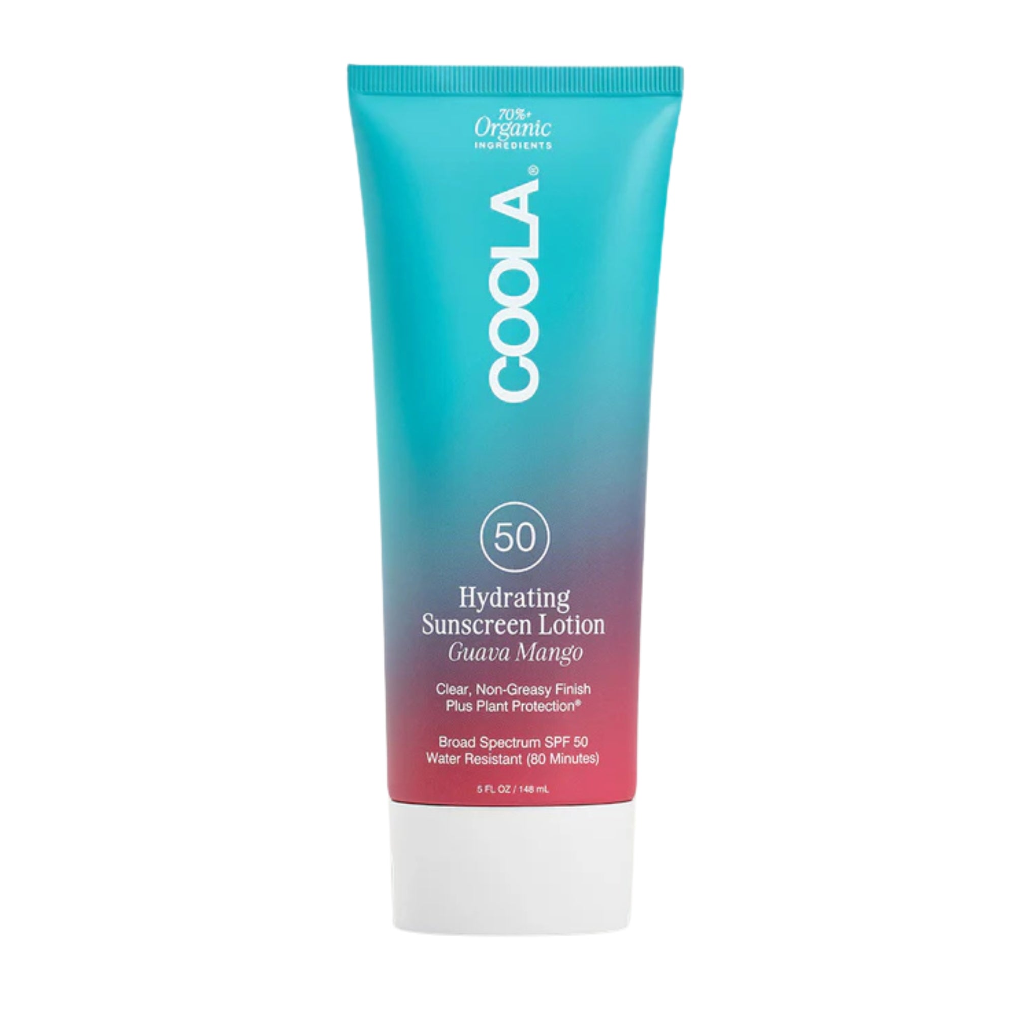 Protector solar corporal Coola SPF 50 loción orgánica Guava Mango 148ml