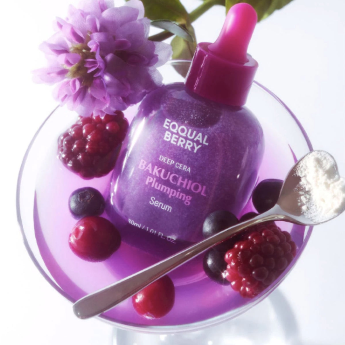 EQQUALBERRY sérum con bakuchiol y ceramidas para firmeza y barrera cutánea