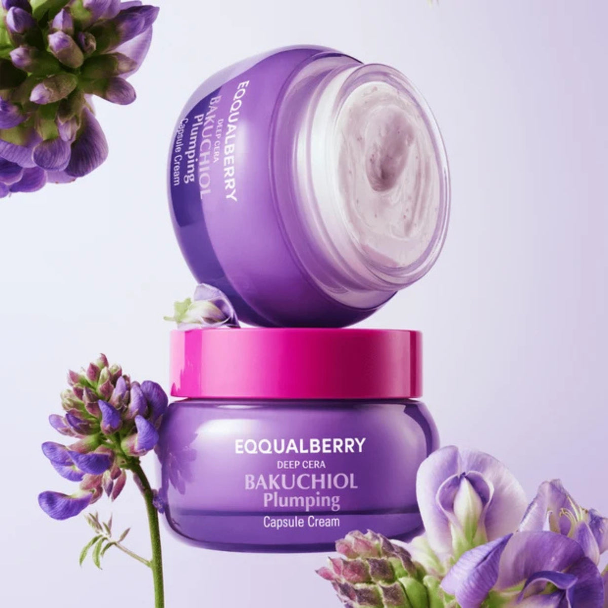 Crema EQQUALBERRY con bakuchiol y niacinamida para una piel firme y luminosa