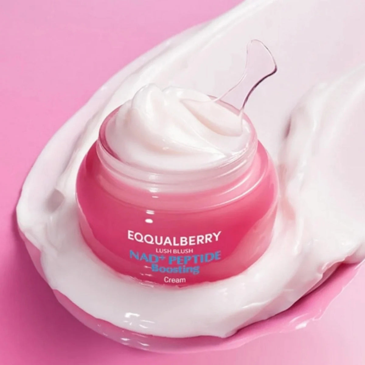 Crema facial EQQUALBERRY con NAD+ y péptidos para firmeza y elasticidad