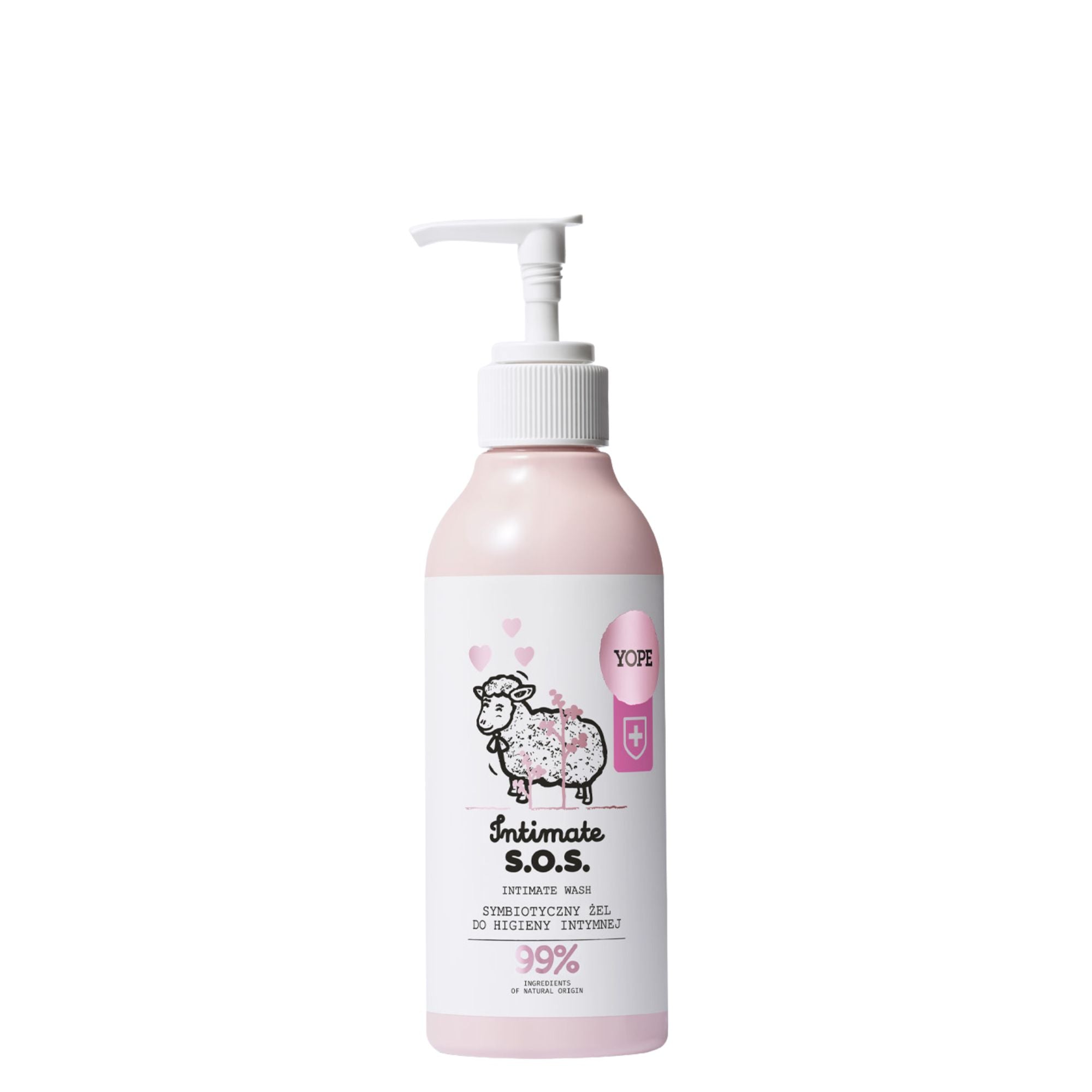 Gel íntimo simbiótico Intimate S.O.S. con 99% de ingredientes de origen natural.