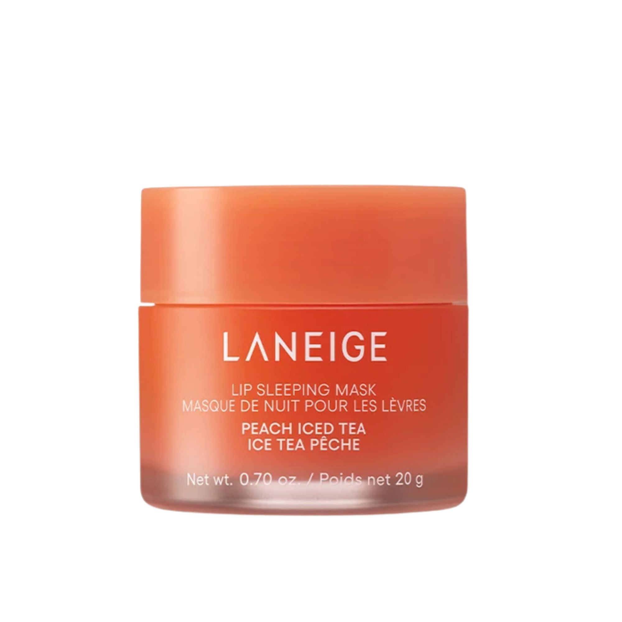 LANEIGE Lip Sleeping Mask Peach Iced Tea hidratación intensiva para labios secos y agrietados