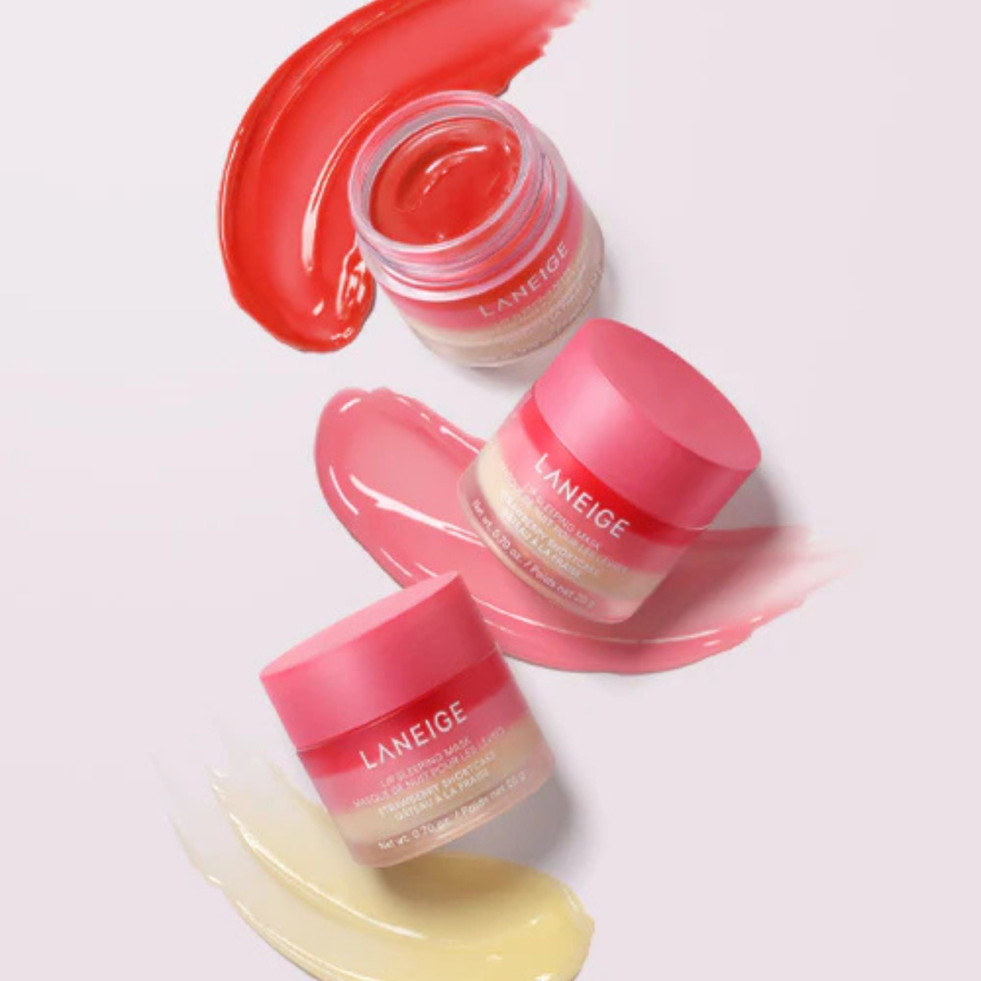 Tratamiento nocturno para labios con vitamina C y manteca de karité de LANEIGE Strawberry Shortcake