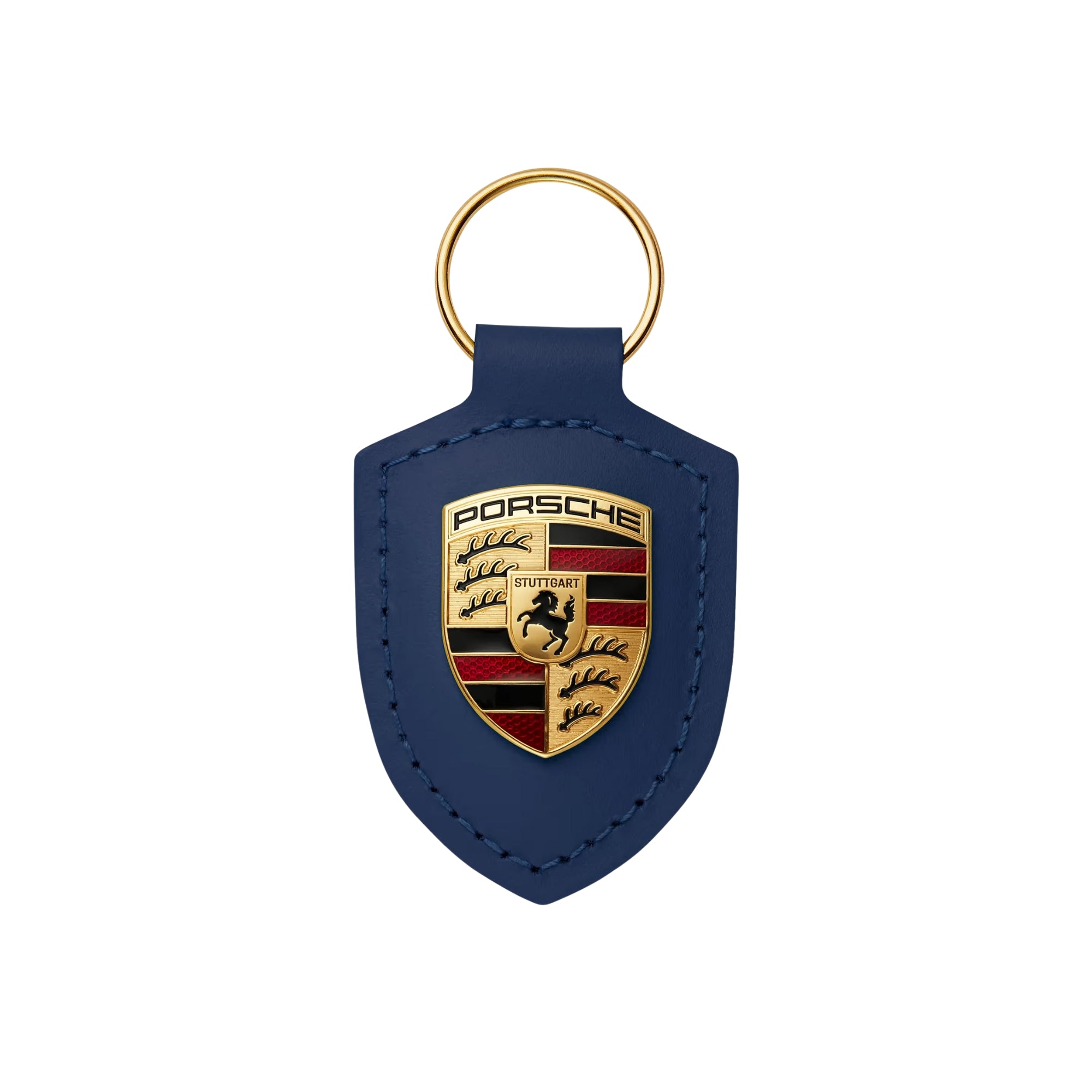 LLAVERO INSIGNIA PORSCHE AZUL