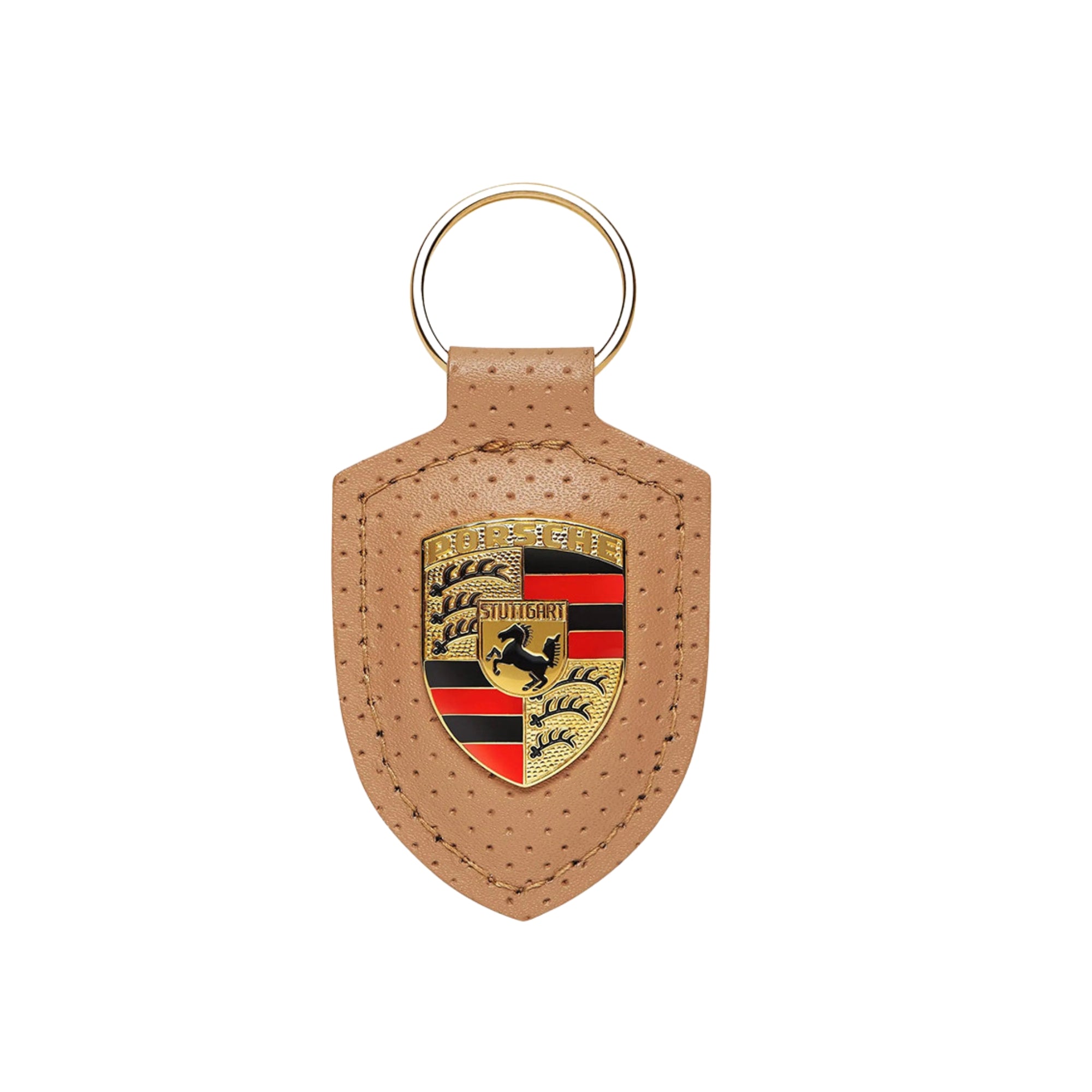 PORSCHE HERITAGE KEYRING BEIGE