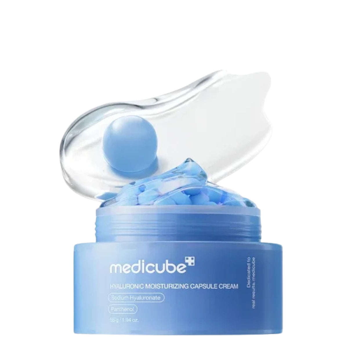 MEDICUBE Hyaluronic Moisturizing Capsule Cream con cápsulas de ácido hialurónico