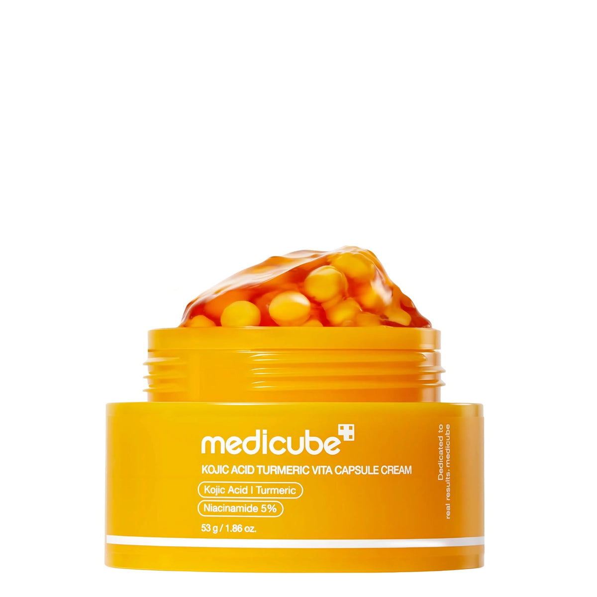 MEDICUBE Kojic Acid Turmeric Vita Capsule Cream con ácido kójico, cúrcuma y vitamina C