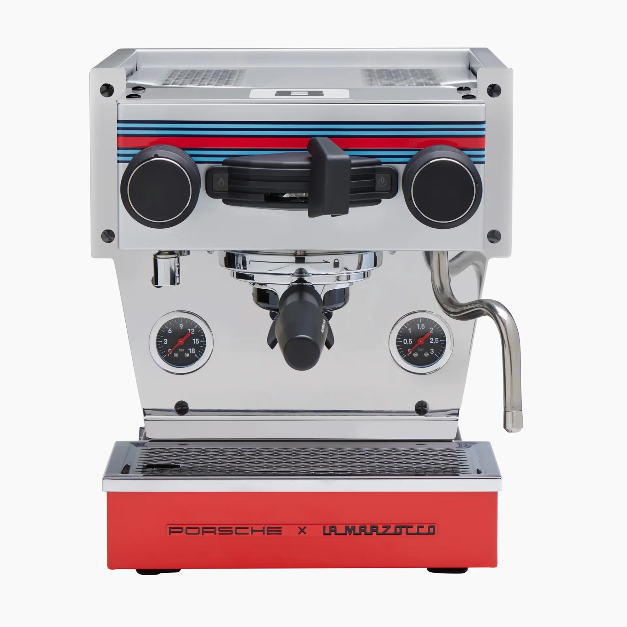 MÁQUINA DE ESPRESSO PORSCHE X LA MARZOCCO LINEA MICRA – MARTINI RACING® – LIMITED EDITION