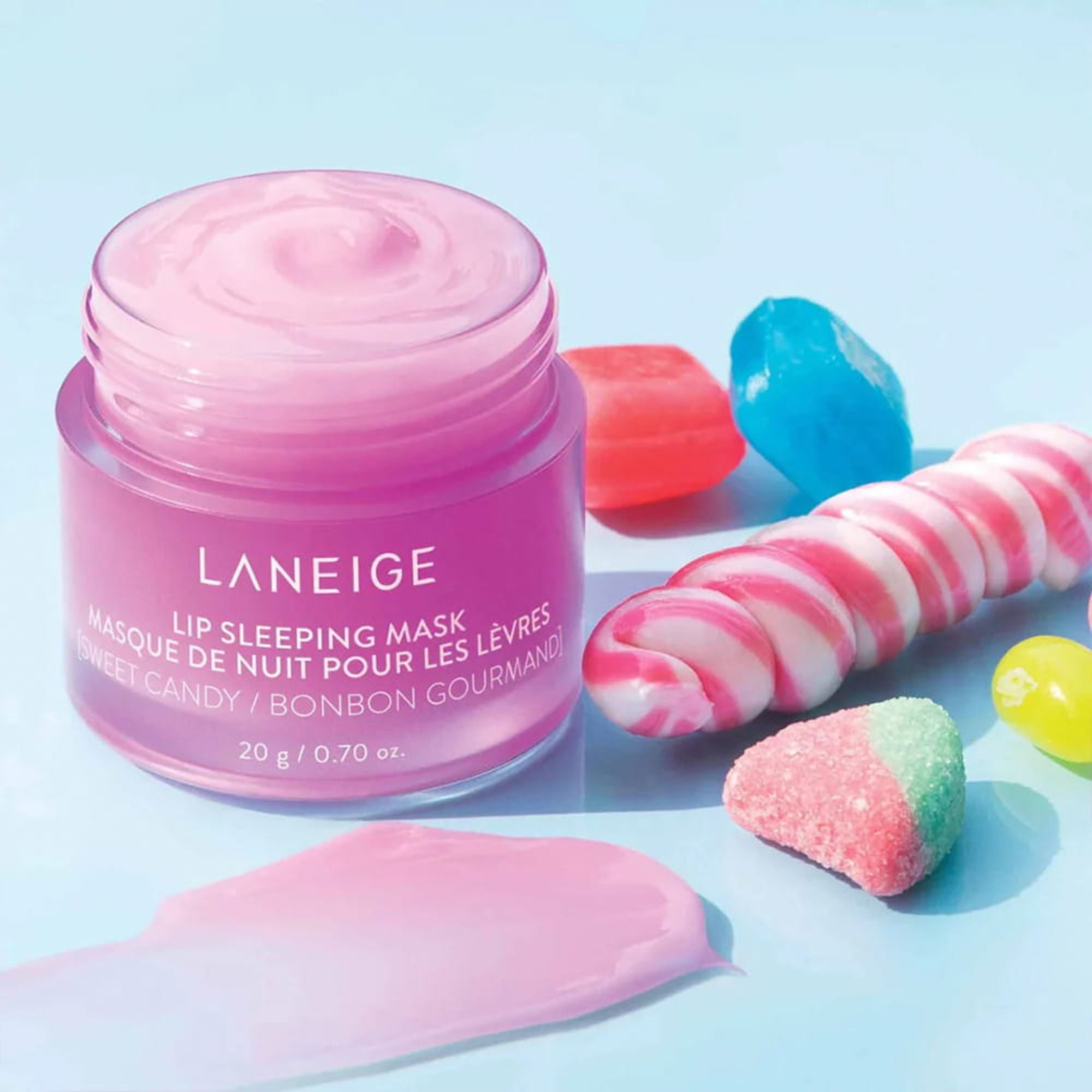 Tratamiento nocturno para labios con vitamina C y manteca de karité de LANEIGE Sweet Candy