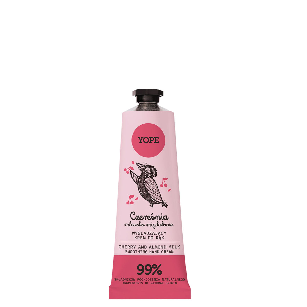 Crema de manos YOPE Cherry & Almond Milk hidratante con cereza y leche de almendras