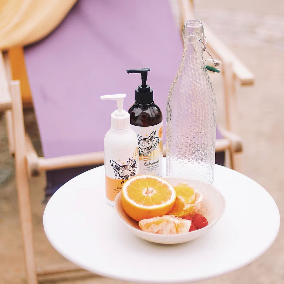 Loción corporal hidratante YOPE con cedro y naranja amarga